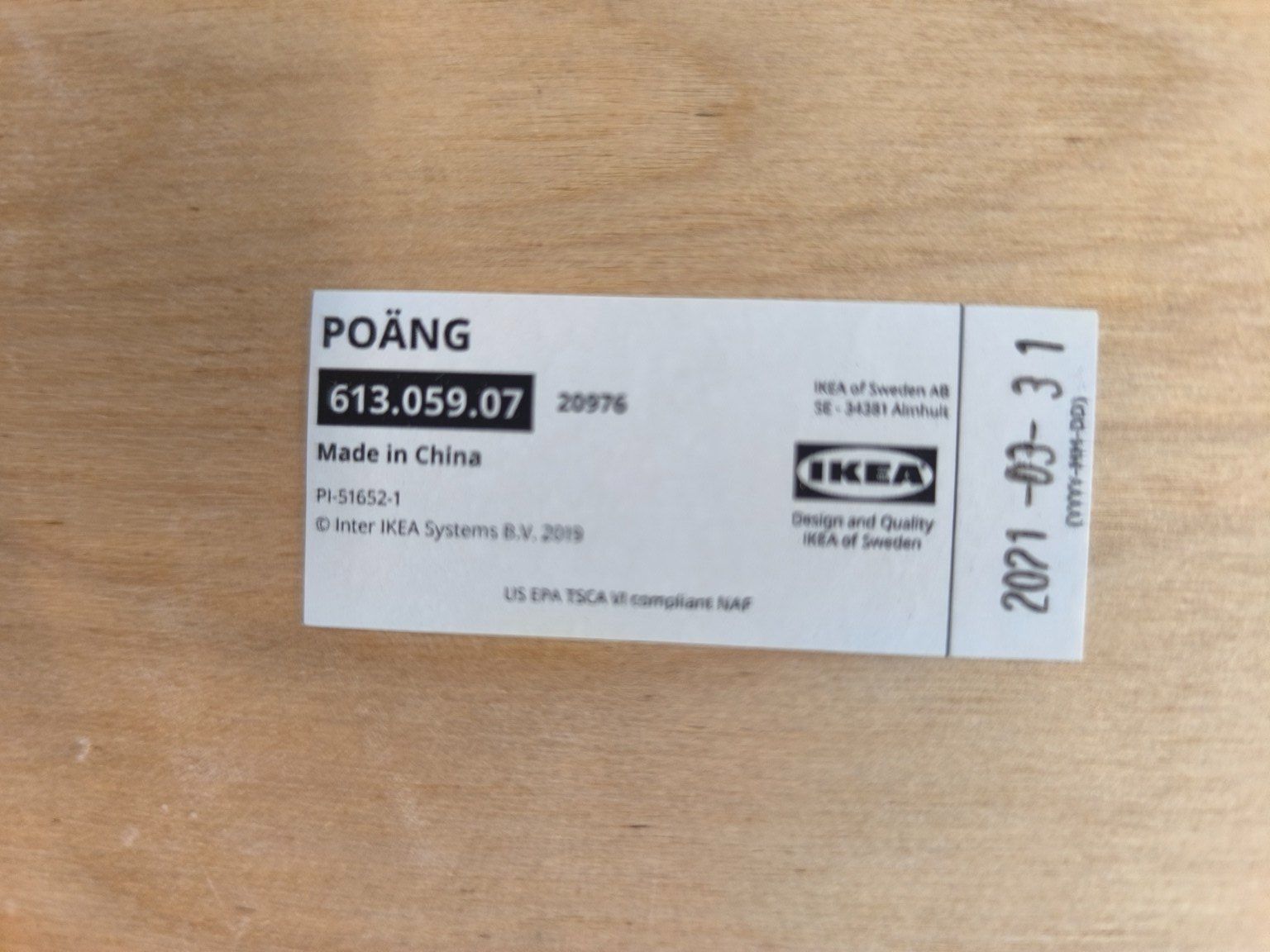 Ikea Fauteuils: IKEA POÄNG Sessel mit Hocker -Wiitergäh – Neuf (Voir description) à Zug par GGZatWork 7