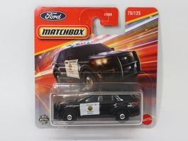 Matchbox Ford San Diego Police Interceptor neu