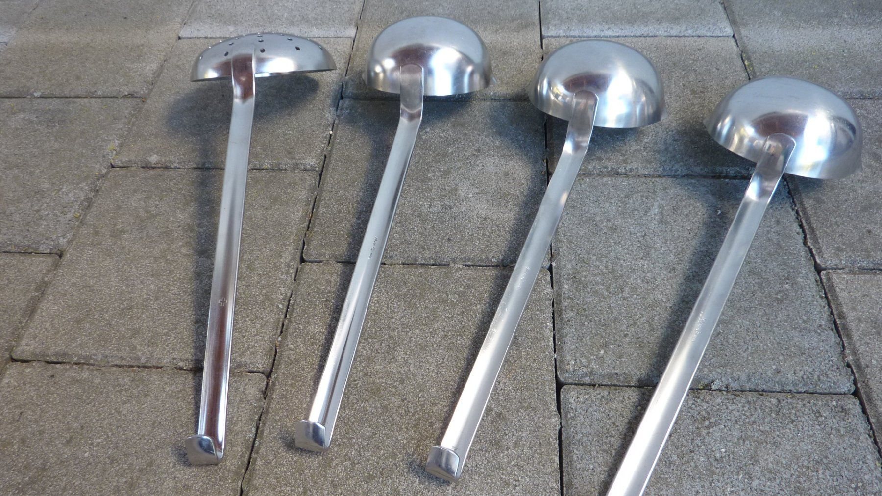 Löffel: 4 grosse chromstahl  kochlöfel – Neu (gemäss Beschreibung) aus Füllinsdorf von pmarkus 5
