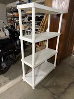 Étagère blanche 4 niveaux 