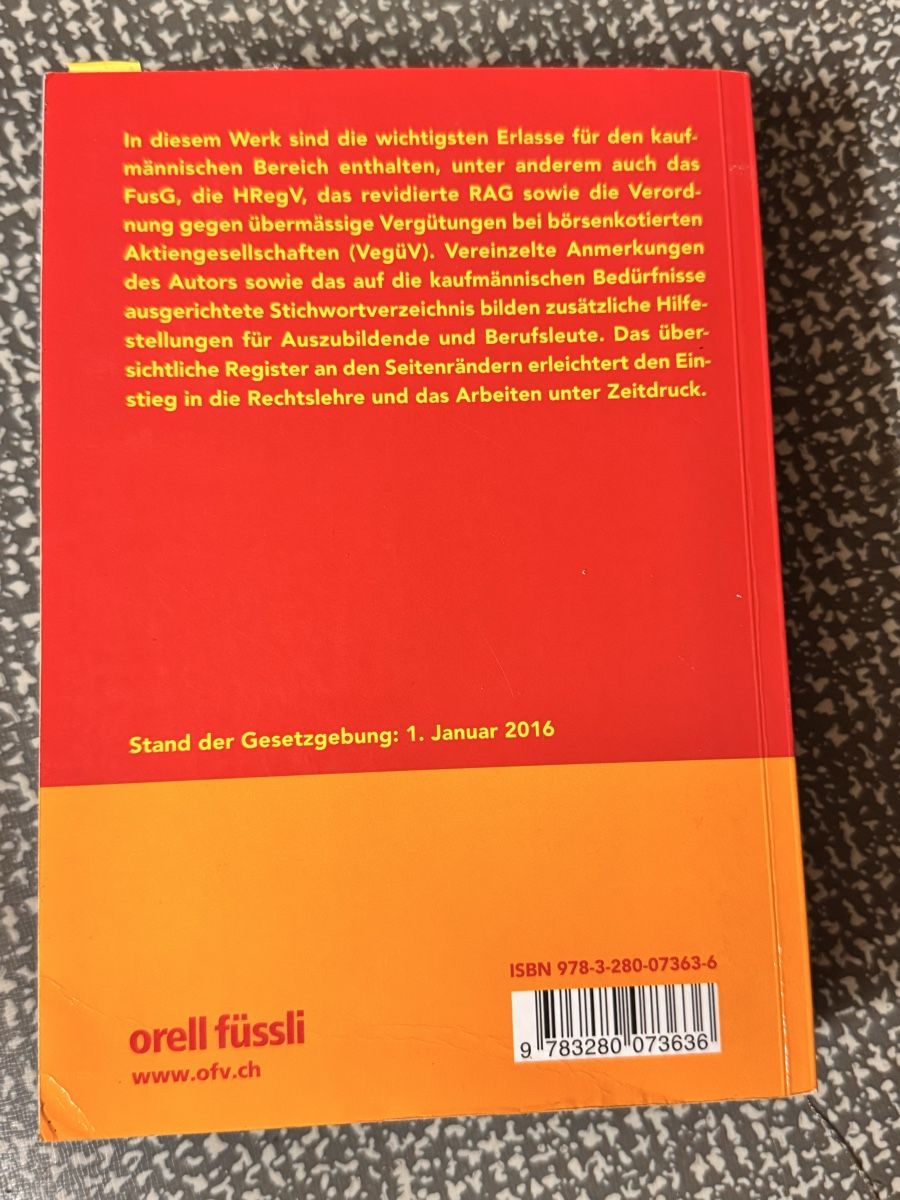 Libri: orell füssli, zgb or – Usato da sargans venduto da lnoa 1