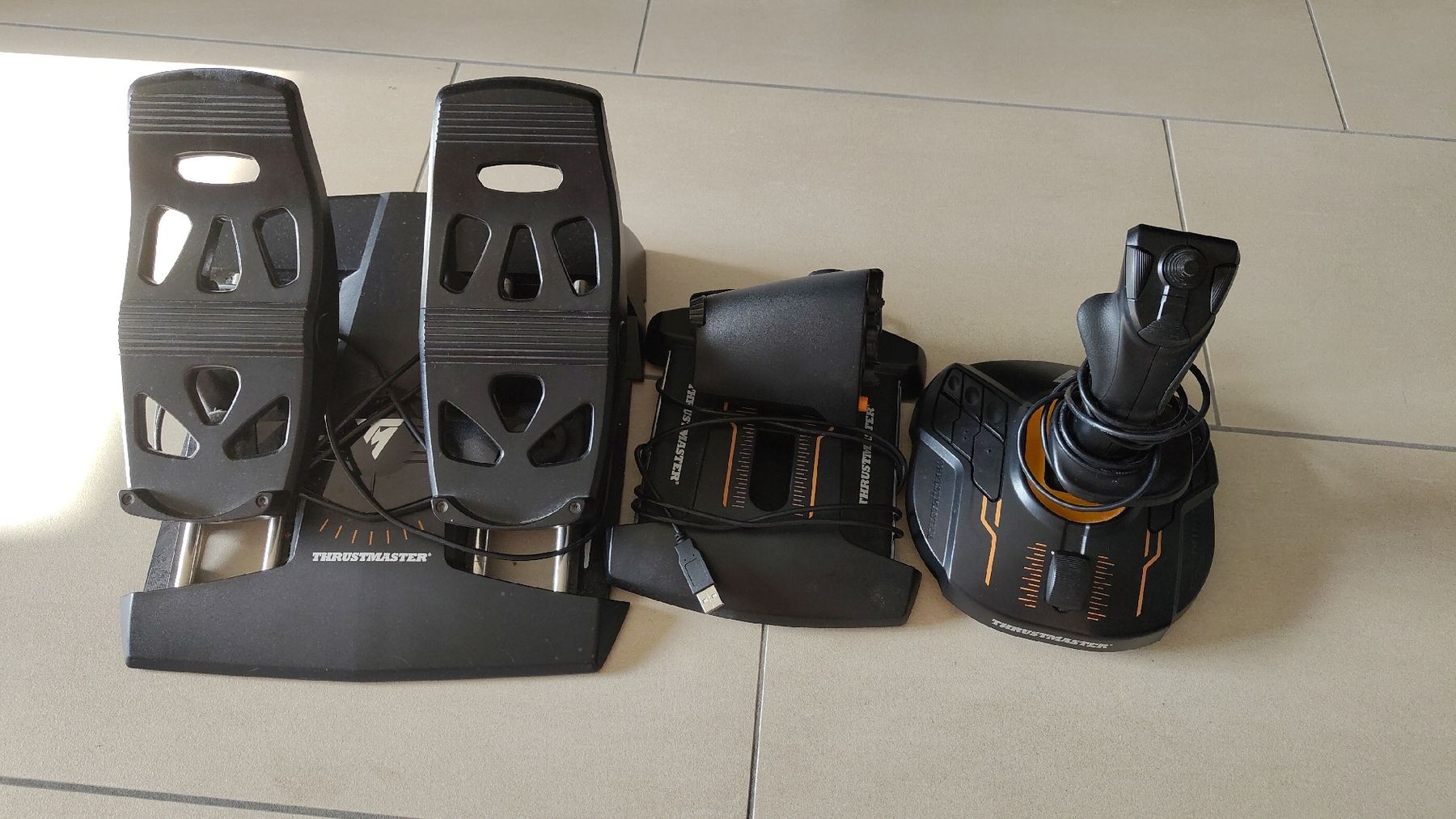 Thrustmaster Controller: Thrustmaster T16000M Flightpack – Usato da Rüti ZH venduto da Mazogg