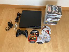 PS3 Konsole mit 20 Spielen