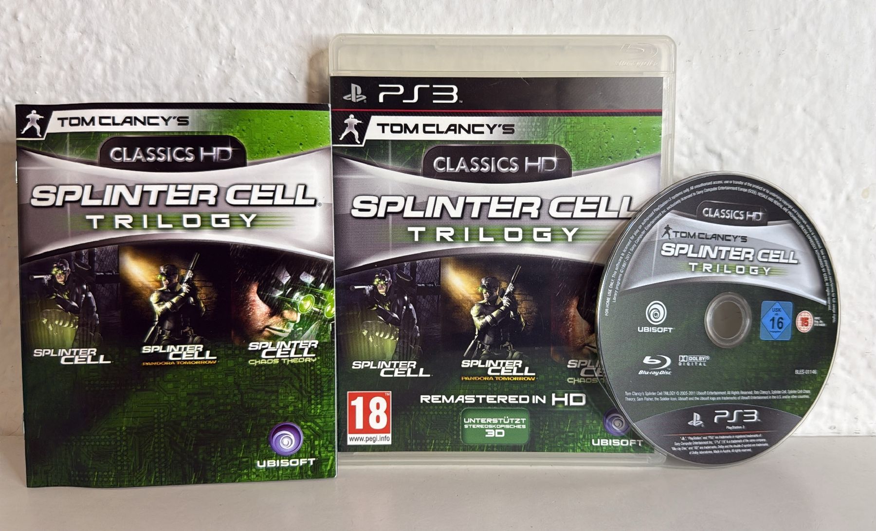 Spiele: Tom Clancy Splinter Cell Trilogy PS3 Spiel  – Gebraucht aus Ehrendingen von lax21