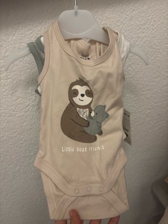 Baby Bodys Set C&A mehrfarbig Grösse 56 neu mit Etikett