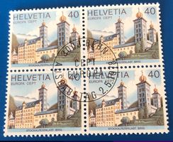 4 er Block Nr.607 mit Vollstempel Bern  