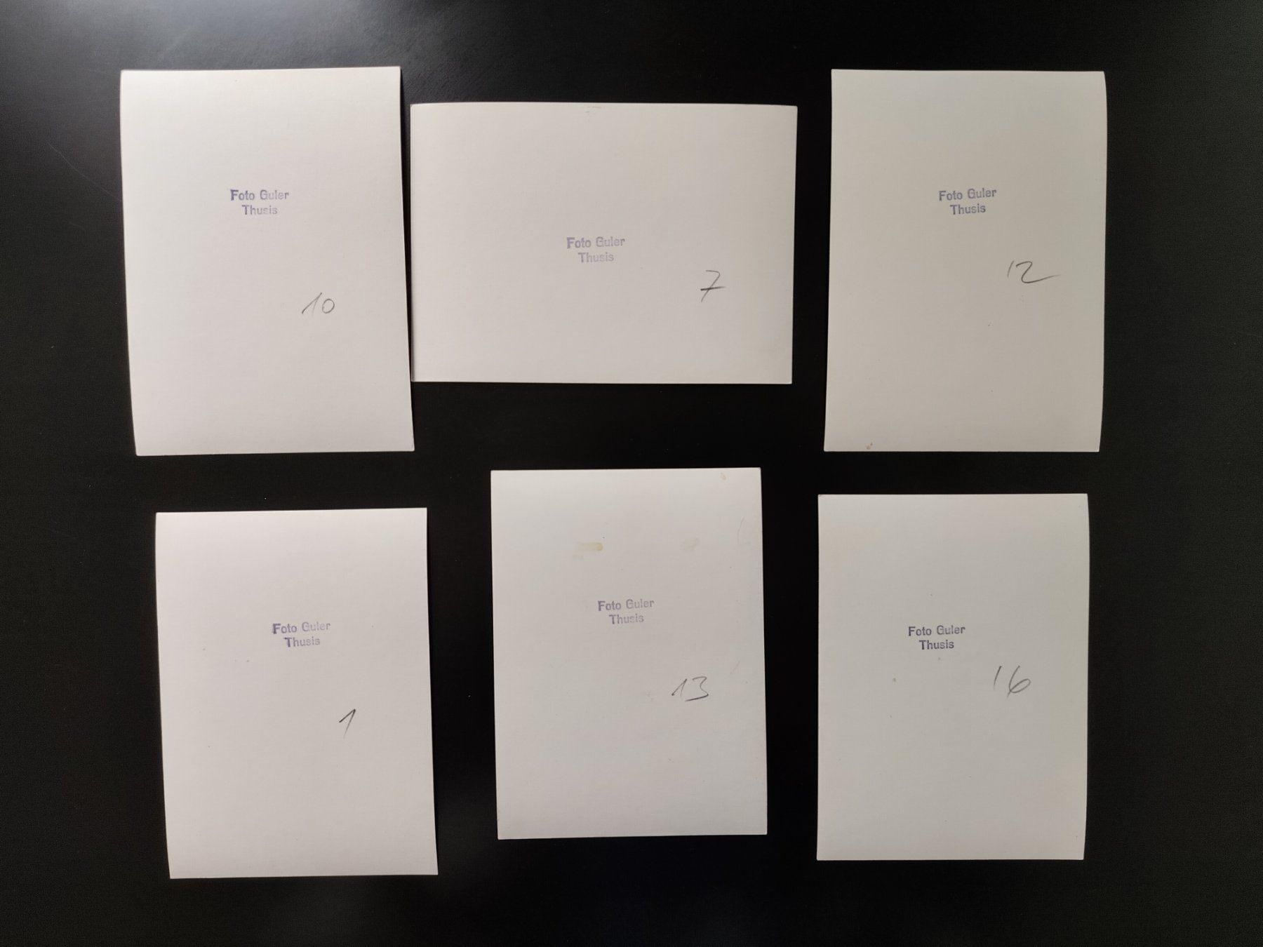 Cartoline postali: 6x Thusis, Kulturarchiv, alt? – Usato da Ohmstal venduto da Lebensfreude05 2