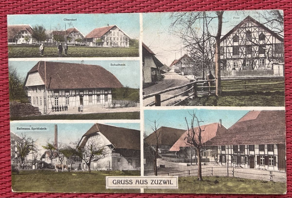 Cartoline postali: Gruss aus Zuzwil 5-Bildrig  – Usato da Horw venduto da Tellbub