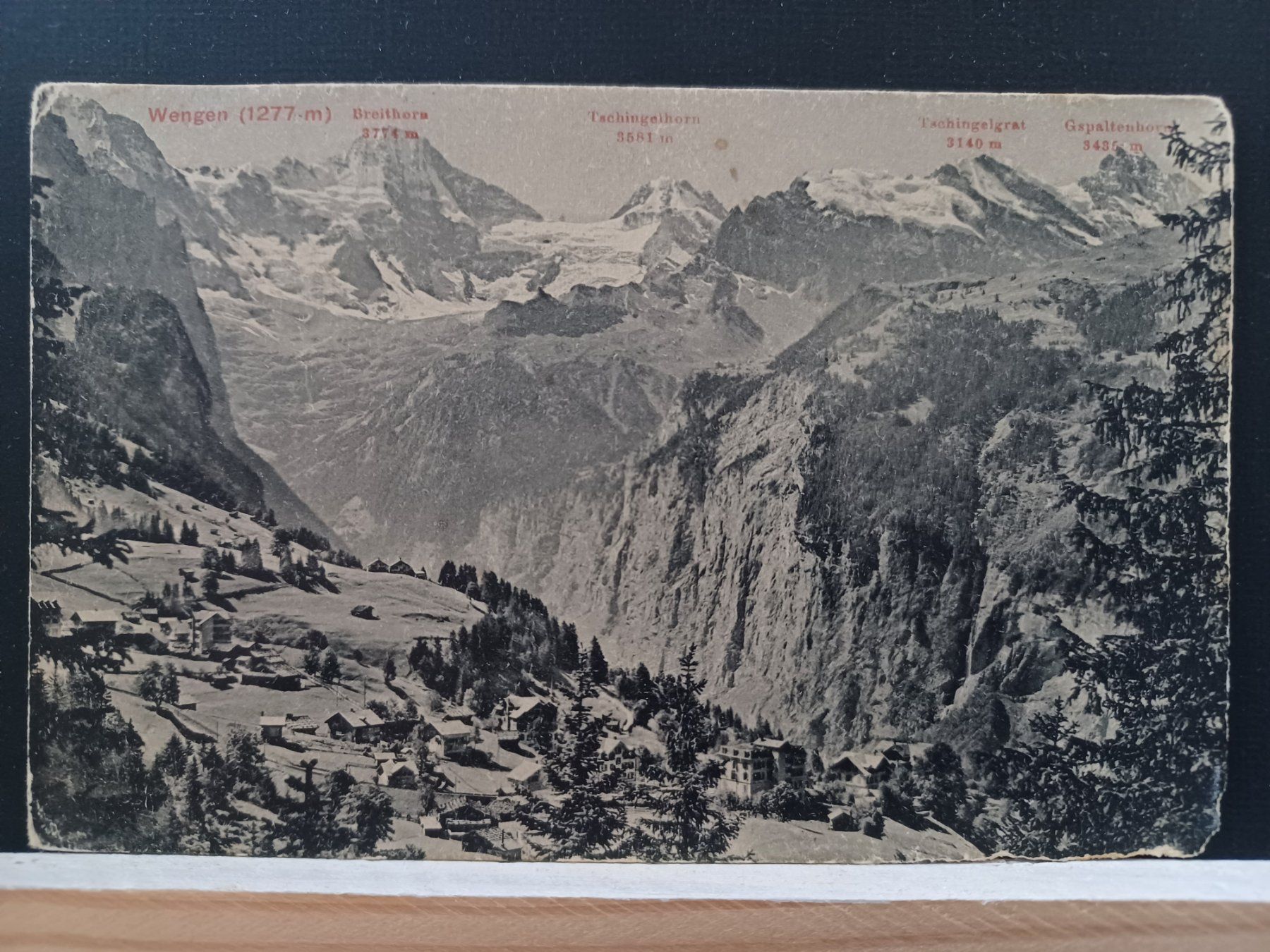 Cartoline postali: BE, No.9508, Wengen, am 31.VIII.08 – Usato da Aarau Rohr venduto da mgvw
