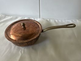 Cu Artigiana Pfanne, Kupfer, klein, Durchmesser ca. 13cm