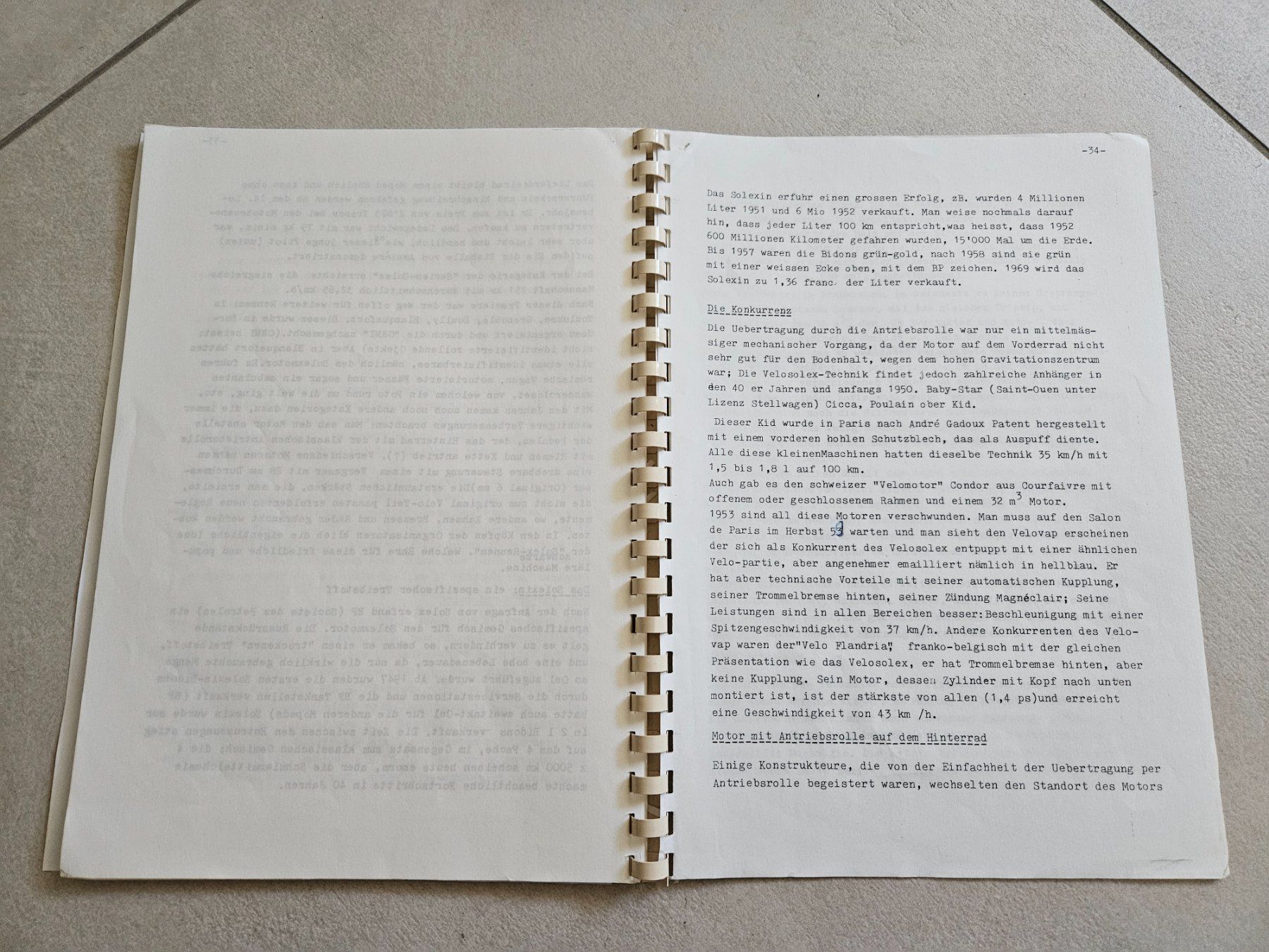 Documents: Velosolex Geschichte – D'occasion à Bülach par Steinmaler98 1