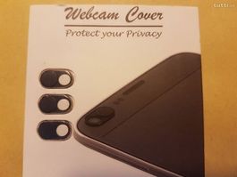 Webcam Abdeckung (schwarz) - 0.90 Franken für 3 Stück!
