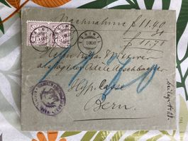1)Brief mit Ziffer 64A,O Eggiwil,1890!