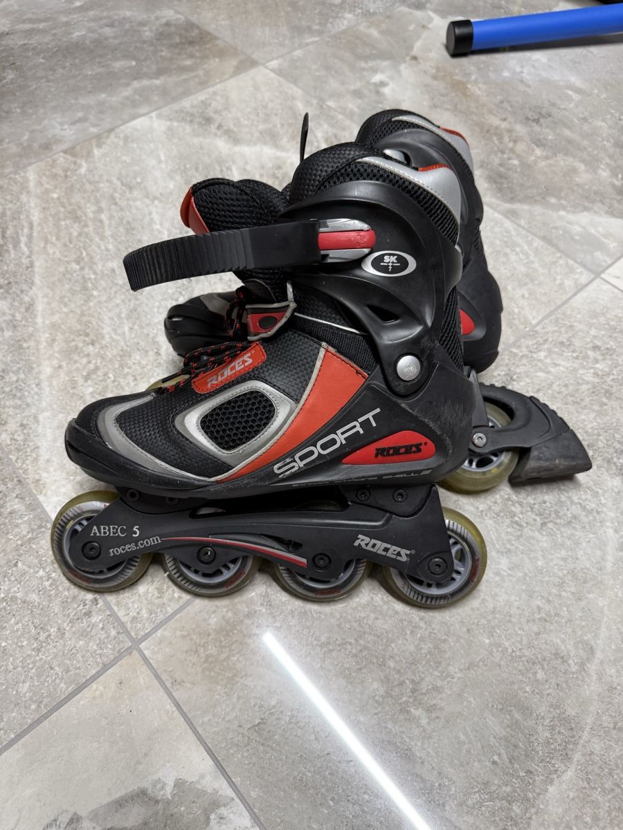 Pattini in linea & Pattini a rotelle: Inline Skates Set with Protection EU 43 used – Usato da Gross venduto da jar_2wnw