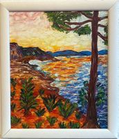 Sonnenuntergang (Ölgemälde) Nr. 13