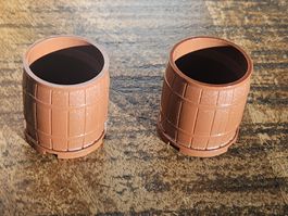 lego 30139 lot de 2 pièces Reddish Brown Container, Barrel