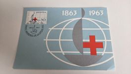 1963 Maximumkarte Rotes Kreuz
