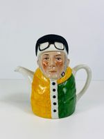 TONY WOOD Studio Keramik Jockey Teekanne England 1970