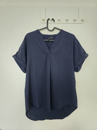 Vero Moda Bluse Shirt, dunkelblau, Gr. XS
