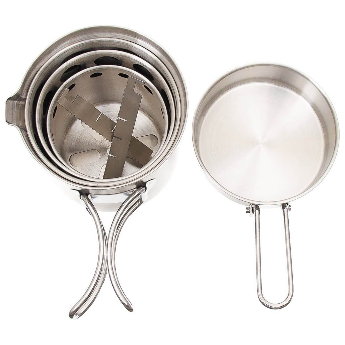 Pentole: Kochset, "Travel", Edelstahl – Nuovo e nell'imballaggio originale da Windisch venduto da shop-easy 3