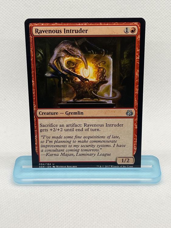 Ravenous Intruder [Aether Revolt] Ravenous Intruder FOIL Aether Revolt NM  Red Uncommon MAGIC MTG CARD ...