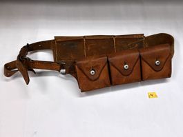 Schweizer Armee - Patronengurt mit sechs Taschen