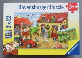 Ravensburger Puzzle - Fleissig auf dem Bauernhof - 2 Puzzle