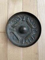 Wandteller Odysseus Bronze, antik, um 1900