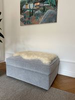 IKEA KIVIK footstool with storage