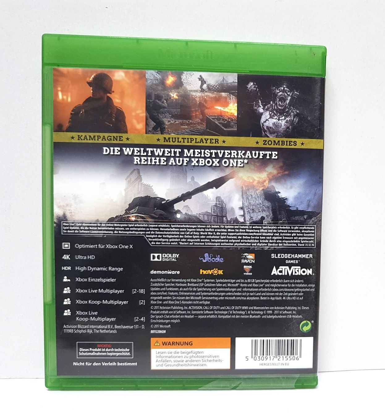 Microsoft Console: Call of Duty WW II – Usato da Schüpfheim venduto da Games_Spielkonsolen 2