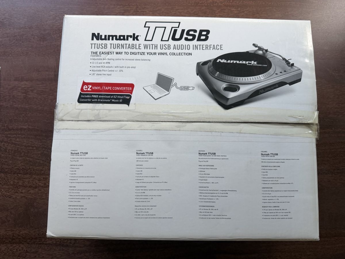 Numark Plattenspieler: Numark TTUSB Turntable mit USB Audio Interface weiss – Neu (gemäss Beschreibung) aus Wallisellen von ZurichBern 4