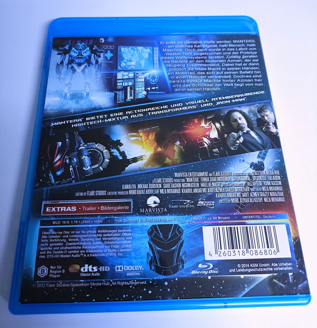 Tutti i DVDs: Mantera - The Transforming Robot BluRay – Nuovo e nell'imballaggio originale da Köniz venduto da Movieportal007 1