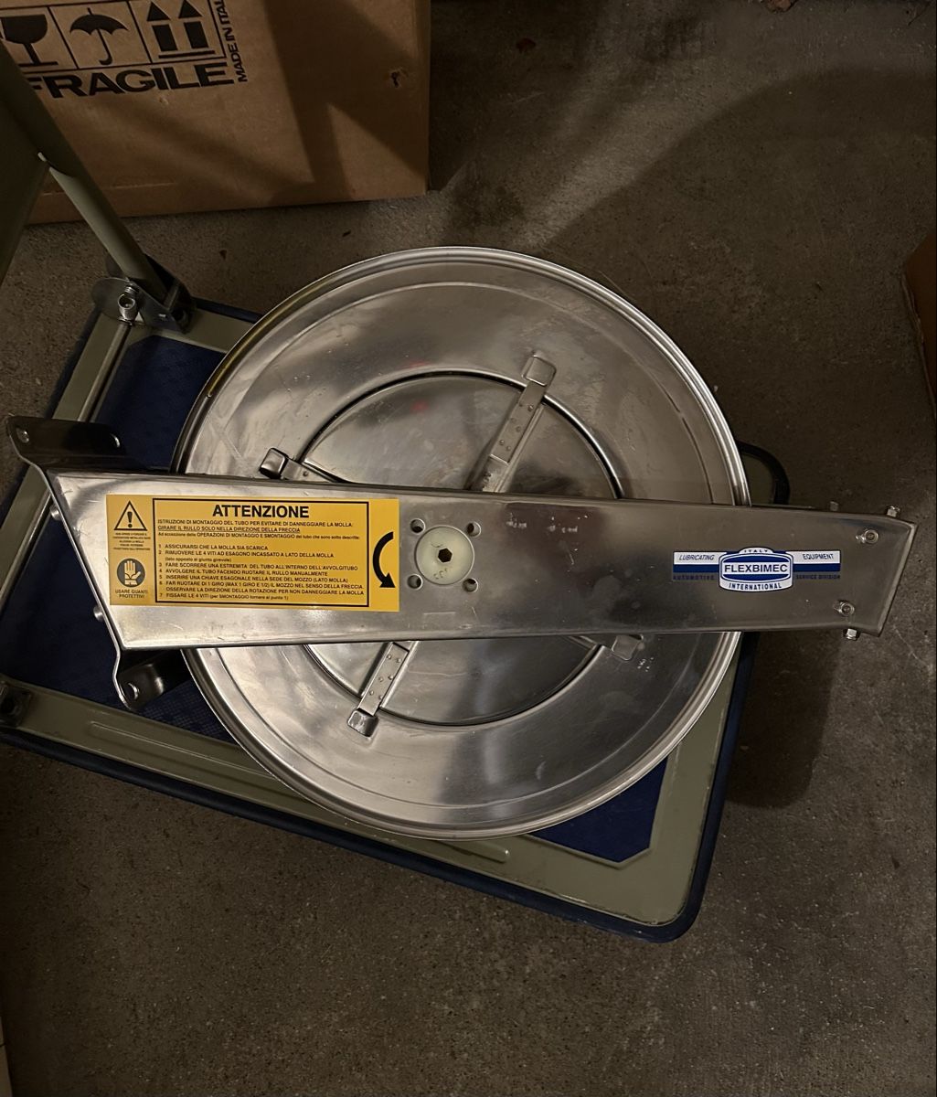 Alle Werkzeuge: Hose Reel Avvolgitubo automatico Flexbimec inox, nuovo! – Neu und originalverpackt aus Thalwil von Roby2591 1