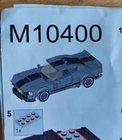 Baustein Set Sportwagen Modell M10400 neu in OVP