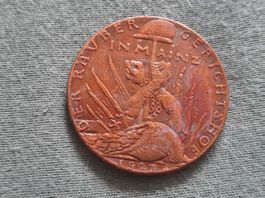 Medaille 1923, Räubergerichtshof in Mainz, 36mm