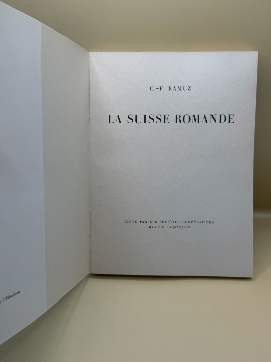 Libri: Livre C.F. Ramuz - La Suisse Romande | Édition 1955 – Usato da Genève venduto da sho_67qj 3