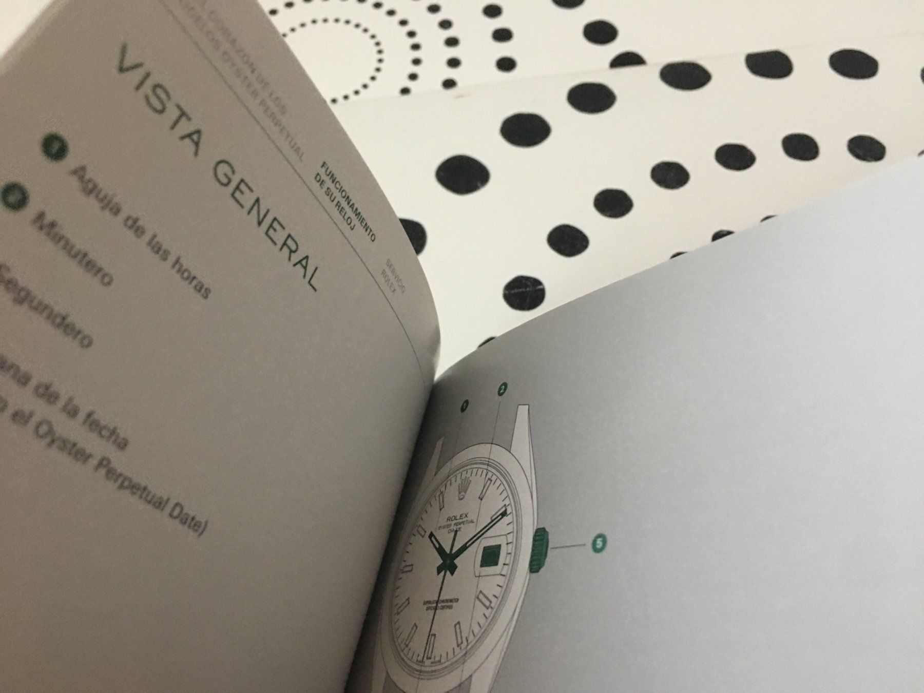 Documenti: ROLEX - OYSTER PERPETUAL DATE - OPERATING INSTRUCTIONS !!! – Usato da Epalinges venduto da dream-watch 2