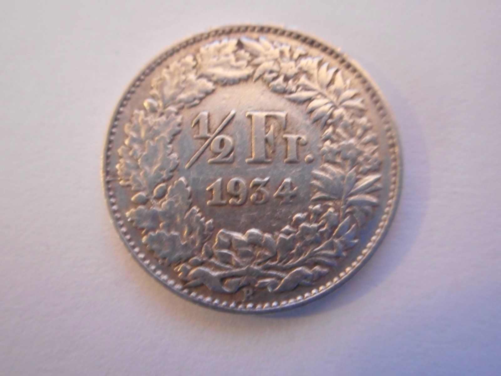 Alle Münzen: 50 Rp. 1934 silber – Gebraucht aus Kriegstetten von pizlad2010