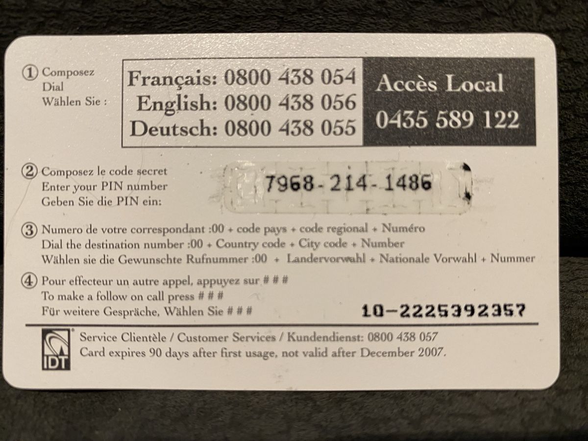 Schede telefoniche: Carte – Usato da Lausanne venduto da babacard10 1