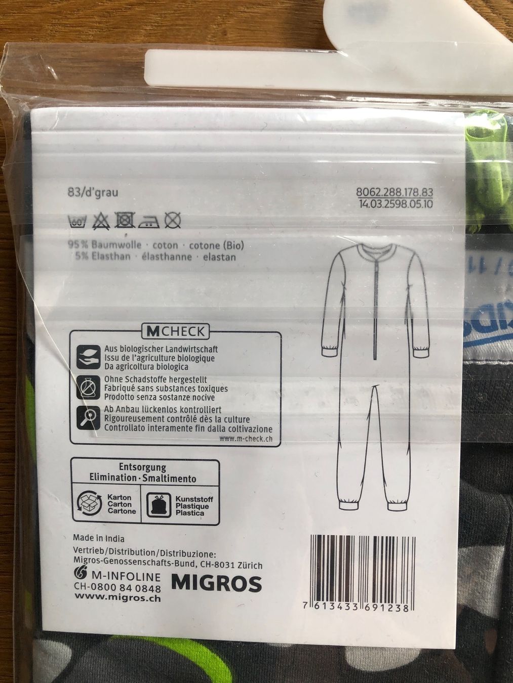 Migros Pyjamas & Ähnliches: Neuer Kids Overall 110/116 – Neu und originalverpackt aus Lengnau BE von Rubin27 2
