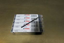 5x Bohrer 2,5mm Titex A1249TFL-2.5 Unben