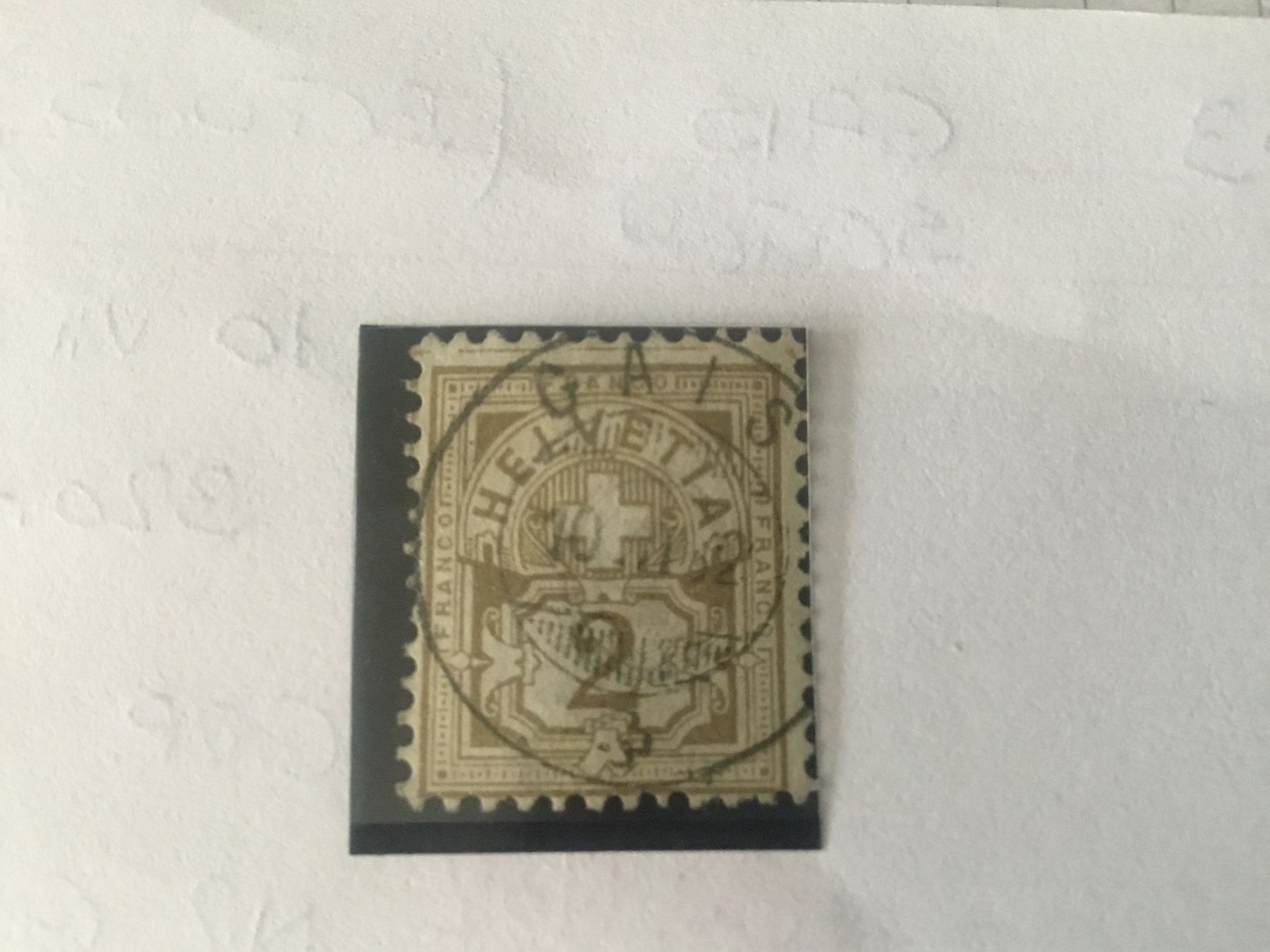 Tous les timbres: 2Rp.Ziffern weisses Papier – D'occasion à Appenzell par Murpa