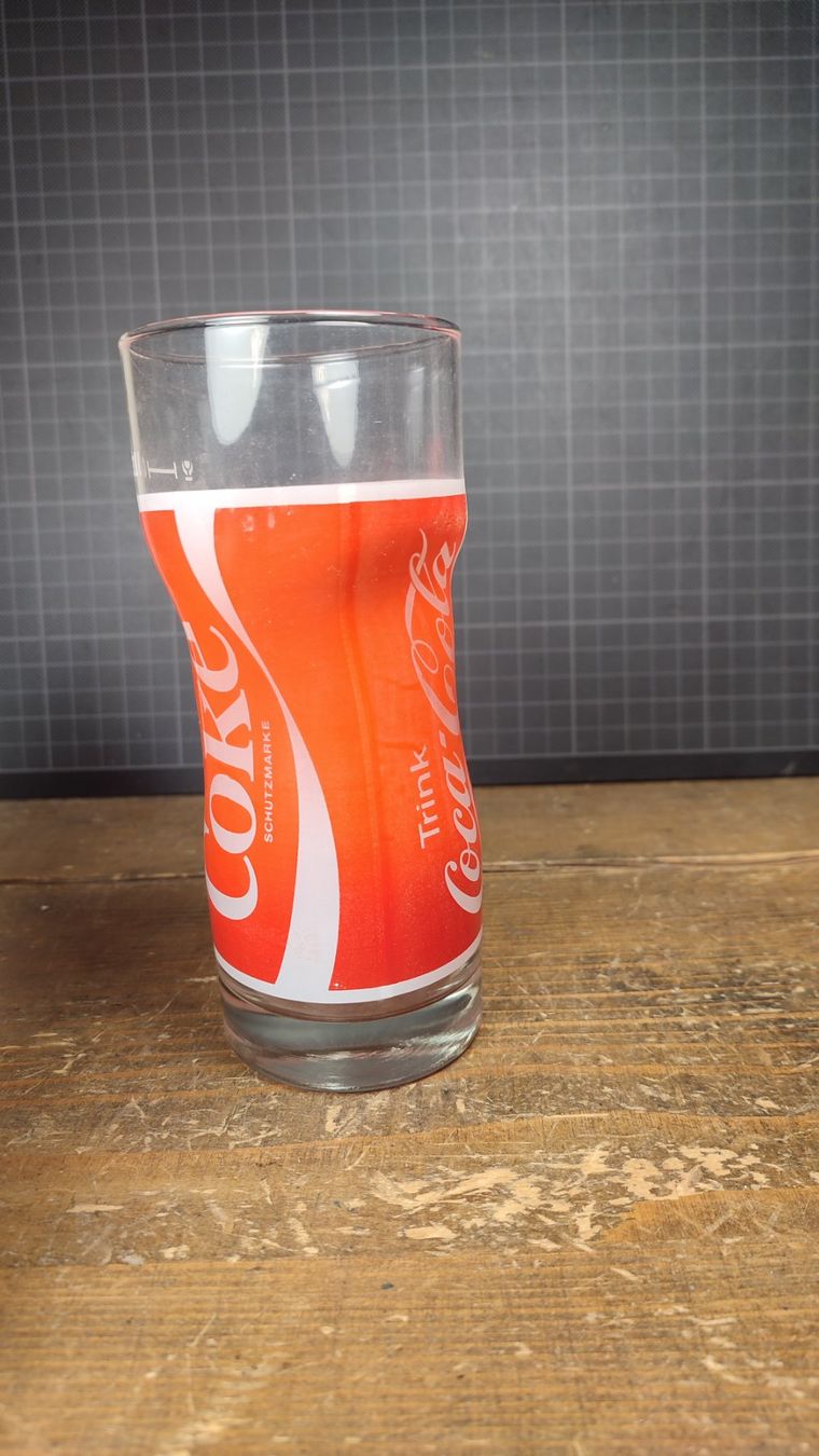 Bicchieri: Wunderschönes altes COCA-COLA Glas – Usato da Gelterkinden venduto da MYSTOREFORYOU4460 4