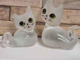Kristall-Glas Katzen Kisslinger Tirol