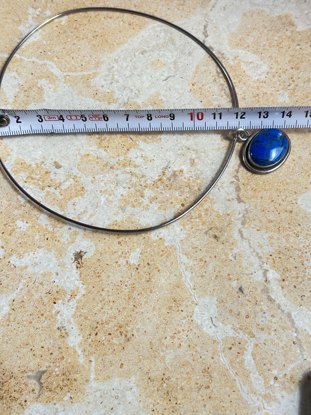 Ciondoli: Silberreif mit Anhänger, Lapislazuli (925) – Usato da Laufen venduto da belleskulptur 9