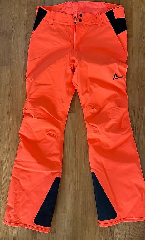 Albright Pantaloni: Albright Herren Skihose, neonorange, Gr.S – Usato da Windisch venduto da eli310