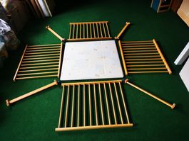 Flexibles Laufgitter Holz Kinderzimmer