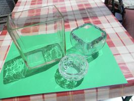 3 vases selon photo