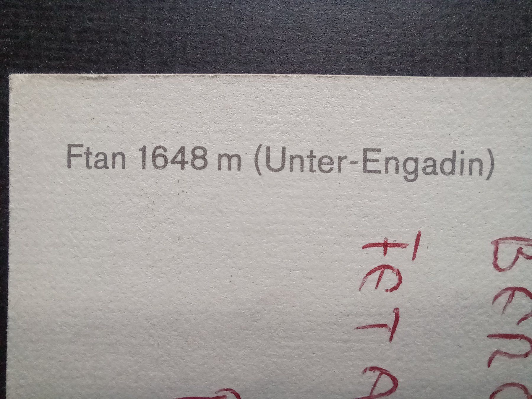 Cartoline postali: Ftan Engadin  GR, 1983 , Nr.18304, Stempel Ftan – Usato da Aarau Rohr venduto da mgvw 3
