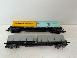 Trix Rungenwagen mit Containern